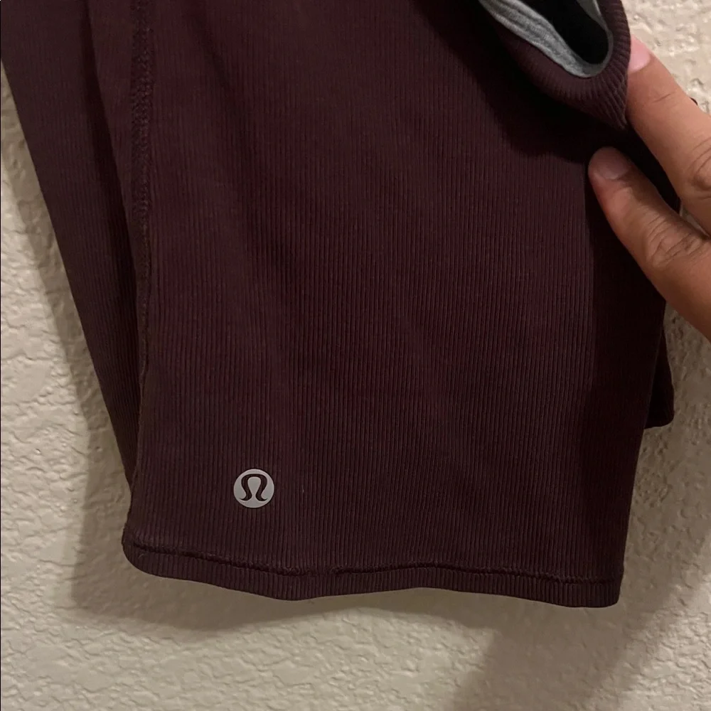 lululemon athletica Black and Gray Tank Top